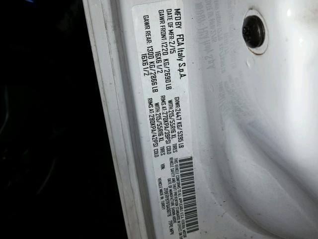 ZFBERFBT1F6A06178 - 2015 RAM PROMASTER 白色 照片 10