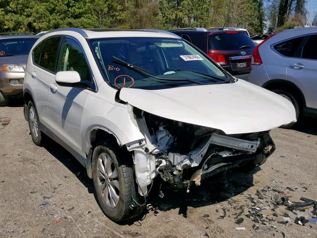 5J6RM3H74EL022310 - 2014 HONDA CR-V EXL WHITE photo 1