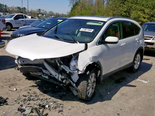 5J6RM3H74EL022310 - 2014 HONDA CR-V EXL WHITE photo 2