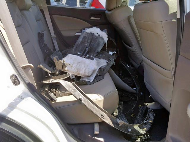 5J6RM3H74EL022310 - 2014 HONDA CR-V EXL WHITE photo 6