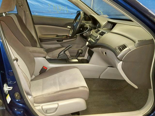 1HGCP26449A025345 - 2009 HONDA ACCORD LXP BLUE photo 5