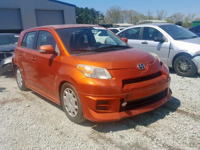 JTKKU10458J030485 - 2008 TOYOTA SCION ORANGE photo 1