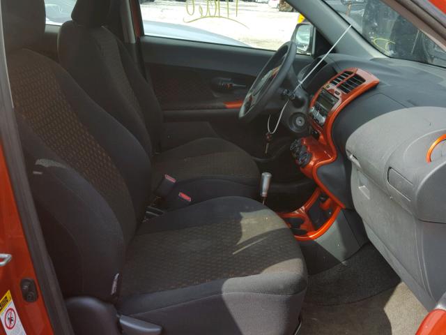 JTKKU10458J030485 - 2008 TOYOTA SCION ORANGE photo 5