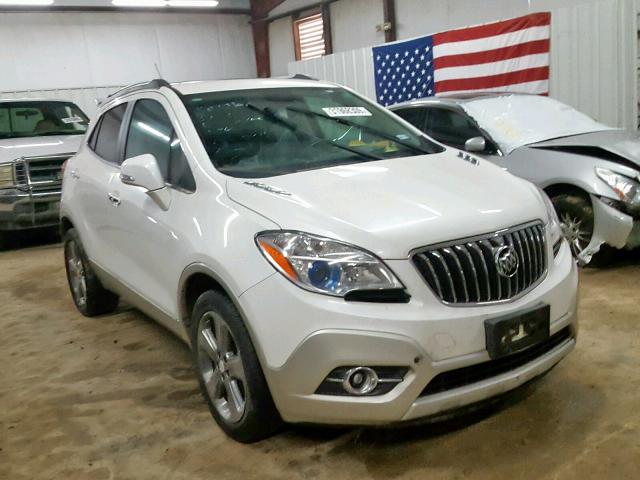 KL4CJCSB1EB638211 - 2014 BUICK ENCORE WHITE photo 1