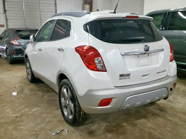 KL4CJCSB1EB638211 - 2014 BUICK ENCORE WHITE photo 3