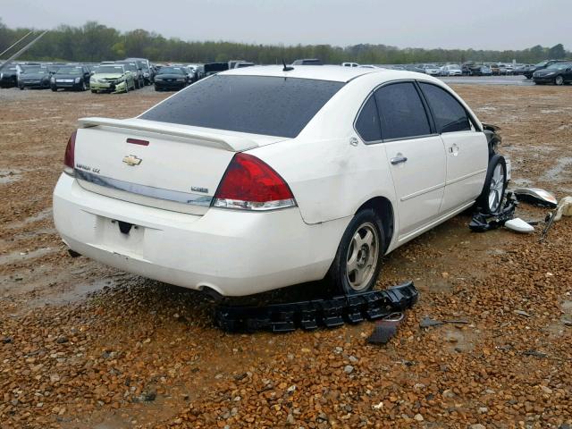 2G1WU583589220691 - 2008 CHEVROLET IMPALA LTZ WHITE photo 4