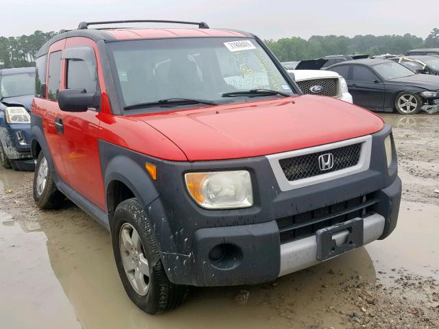 5J6YH18655L010517 - 2005 HONDA ELEMENT EX RED photo 1