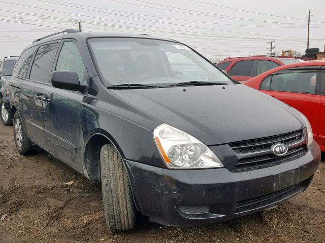 KNDMG4C3XA6333184 - 2010 KIA SEDONA LX BLACK photo 1