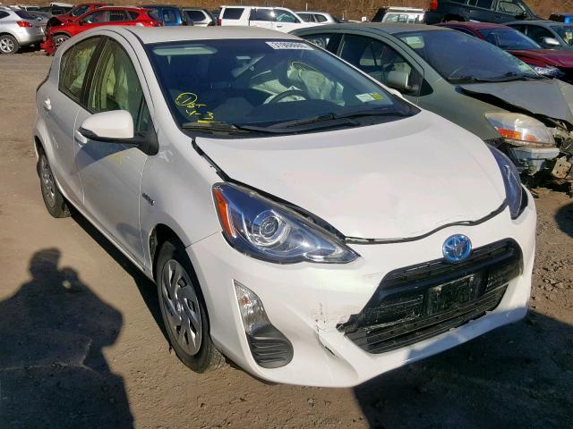 JTDKDTB3XG1136629 - 2016 TOYOTA PRIUS C WHITE photo 1