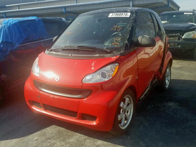 WMEEJ3BA8CK526591 - 2012 SMART FORTWO PUR RED photo 2