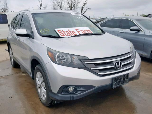 5J6RM3H76CL023603 - 2012 HONDA CR-V EXL SILVER photo 1