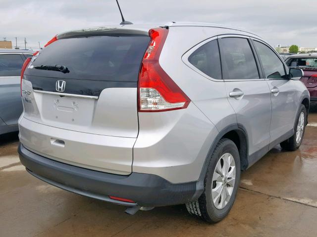 5J6RM3H76CL023603 - 2012 HONDA CR-V EXL SILVER photo 4