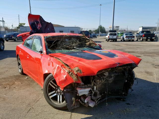 2C3CDXAG6DH734427 - 2013 DODGE CHARGER PO RED photo 1