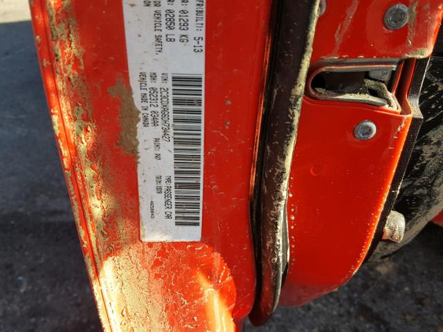 2C3CDXAG6DH734427 - 2013 DODGE CHARGER PO RED photo 10