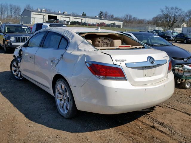 1G4GC5EG9AF172336 - 2010 BUICK LACROSSE C WHITE photo 3