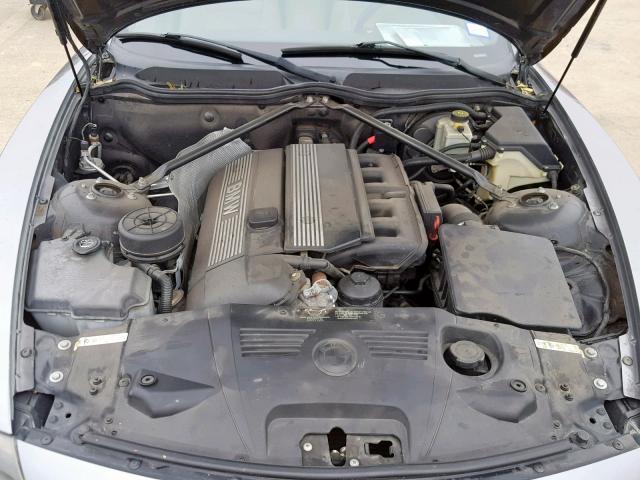 4USBT33423LS47985 - 2003 BMW Z4 2.5 SILVER photo 7