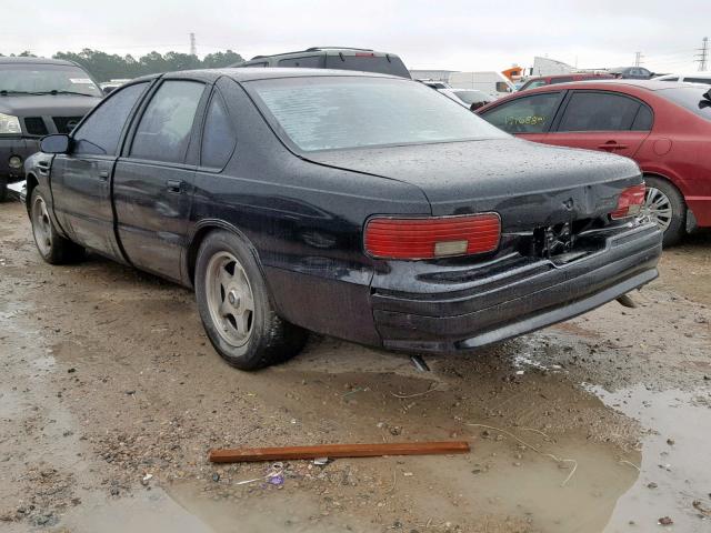 1G1BL52P5SR164245 - 1995 CHEVROLET CAPRICE / BLACK photo 3