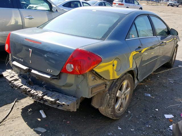 1G2ZH558X64234521 - 2006 PONTIAC G6 GT TEAL photo 4