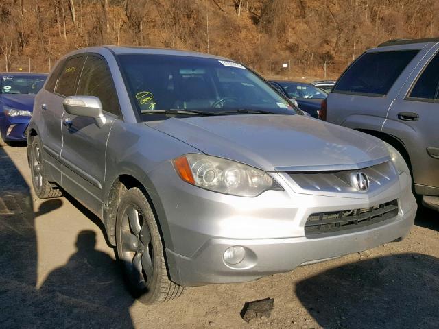 5J8TB18257A009303 - 2007 ACURA RDX SILVER photo 1