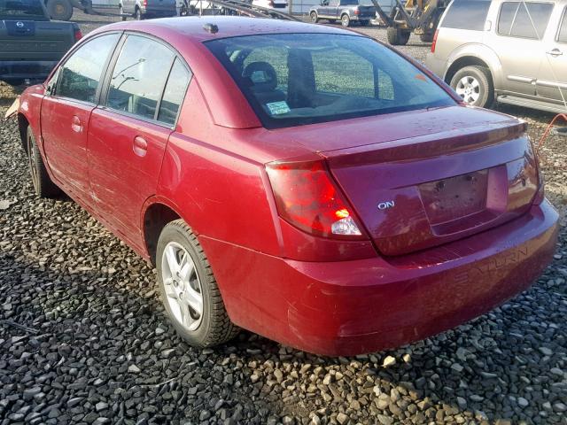1G8AJ55F06Z138051 - 2006 SATURN ION LEVEL RED photo 3