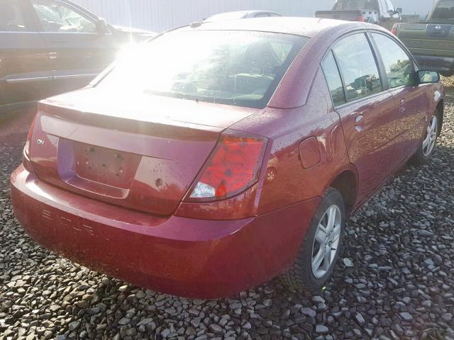 1G8AJ55F06Z138051 - 2006 SATURN ION LEVEL RED photo 4