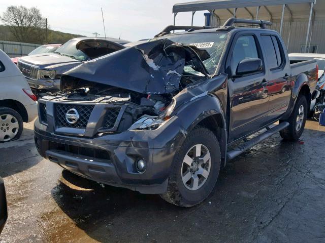 1N6AD0EV1BC428705 - 2011 NISSAN FRONTIER S GRAY photo 2