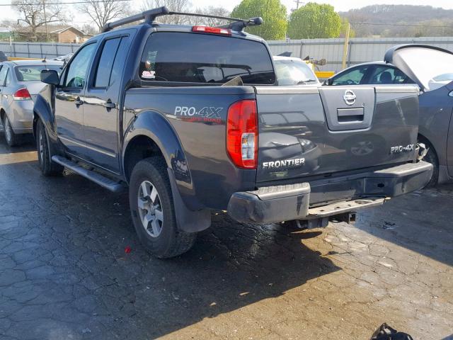 1N6AD0EV1BC428705 - 2011 NISSAN FRONTIER S GRAY photo 3