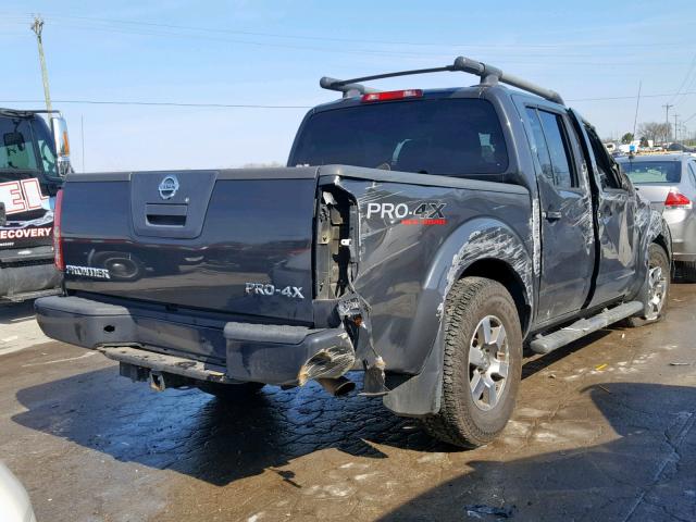 1N6AD0EV1BC428705 - 2011 NISSAN FRONTIER S GRAY photo 4