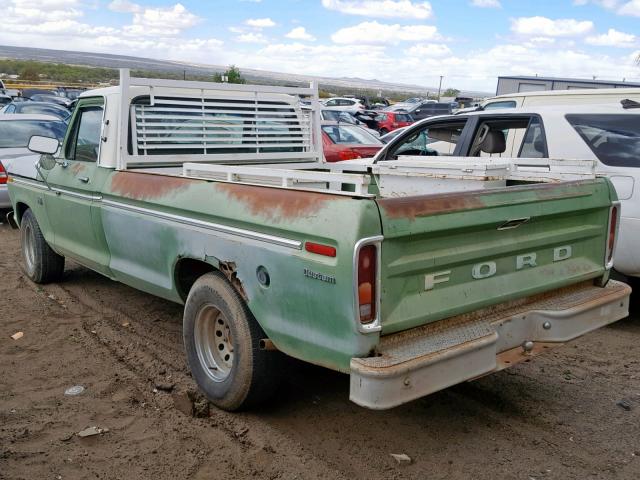 F10GKR82476 - 1973 FORD F-150 GREEN photo 3