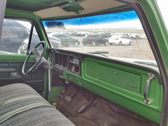 F10GKR82476 - 1973 FORD F-150 GREEN photo 9