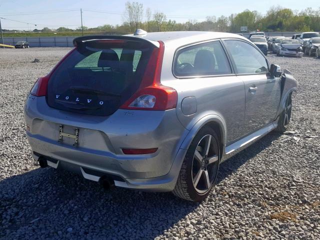 YV1672MK3C2280691 - 2012 VOLVO C30 T5 SILVER photo 4