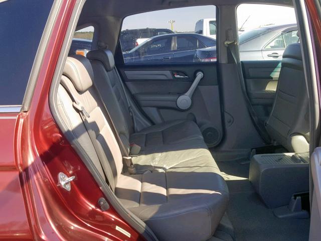 JHLRE38757C060587 - 2007 HONDA CR-V EXL BURGUNDY photo 6