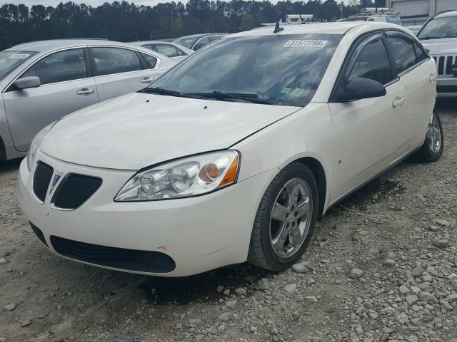 1G2ZH57N184132143 - 2008 PONTIAC G6 GT WHITE photo 2