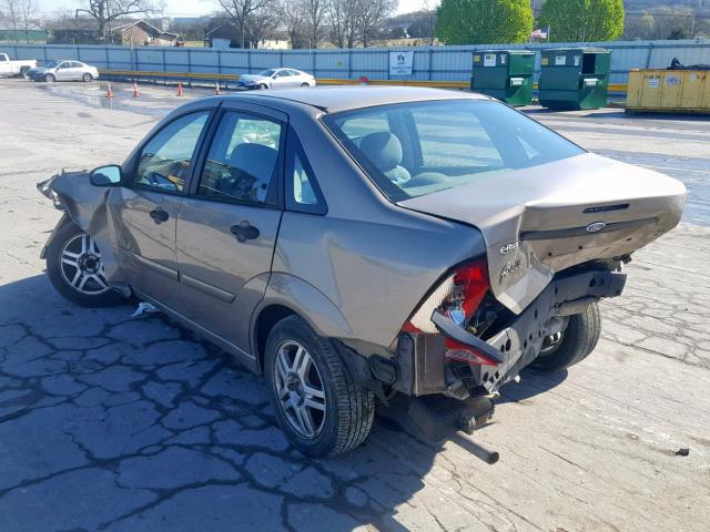 1FAFP34364W168147 - 2004 FORD FOCUS SE C GOLD photo 3