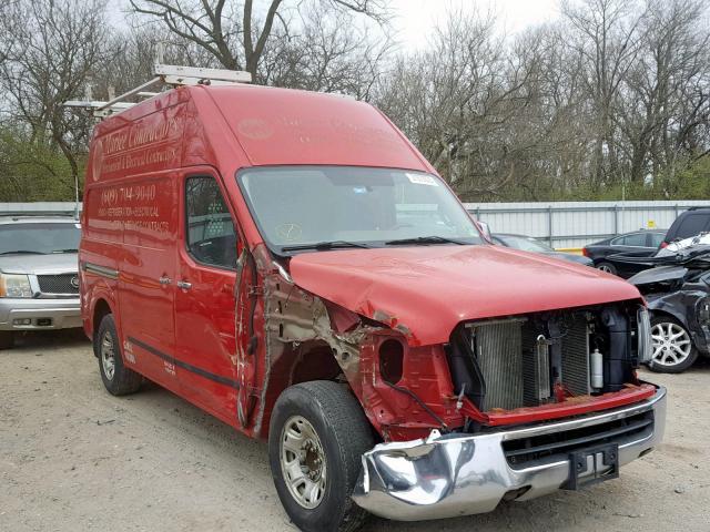 1N6AF0LY9CN116533 - 2012 NISSAN NV 2500 RED photo 1