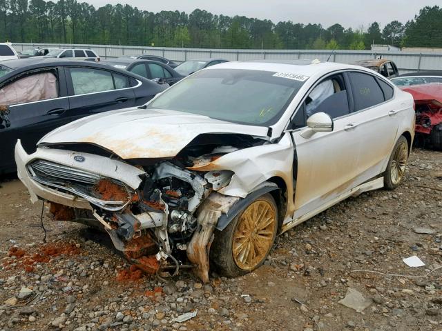 3FA6P0H97GR183681 - 2016 FORD FUSION SE WHITE photo 2