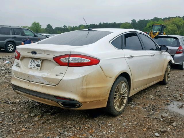 3FA6P0H97GR183681 - 2016 FORD FUSION SE WHITE photo 4