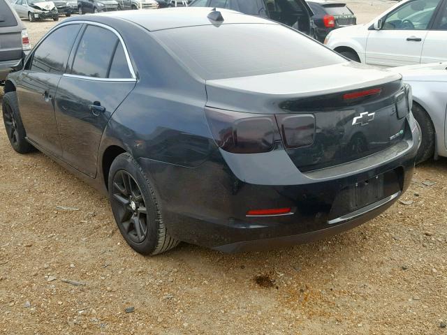 1G11D5RR5DF100114 - 2013 CHEVROLET MALIBU 1LT BLACK photo 3
