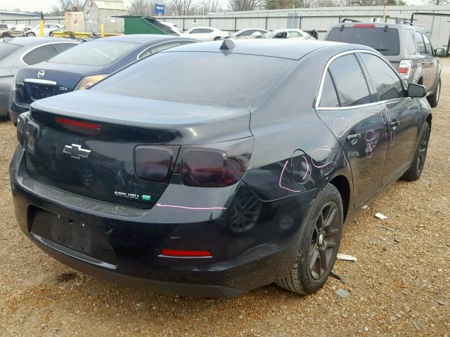 1G11D5RR5DF100114 - 2013 CHEVROLET MALIBU 1LT BLACK photo 4