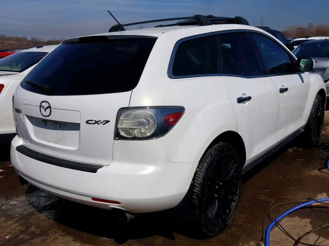 JM3ER293770130346 - 2007 MAZDA CX-7 WHITE photo 4