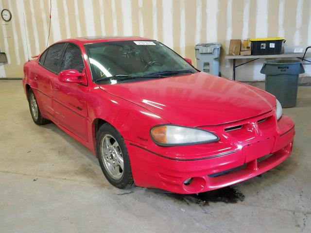 1G2NW52E62C179225 - 2002 PONTIAC GRAND AM G RED photo 1