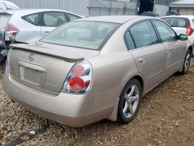 1N4BL11D45C139051 - 2005 NISSAN ALTIMA SE BEIGE photo 4