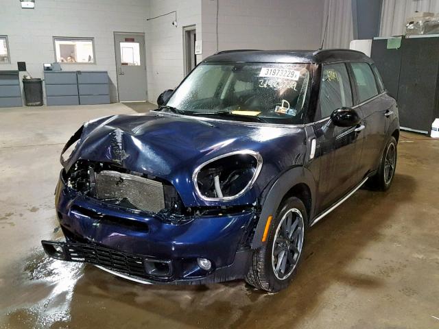 WMWZC5C53FWP44066 - 2015 MINI COOPER S C BLUE photo 2