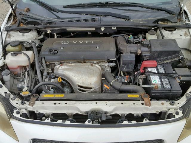 JTKDE177260110206 - 2006 TOYOTA SCION TC WHITE photo 7