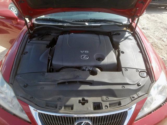 JTHFF2C25A2513170 - 2010 LEXUS IS 250  photo 7