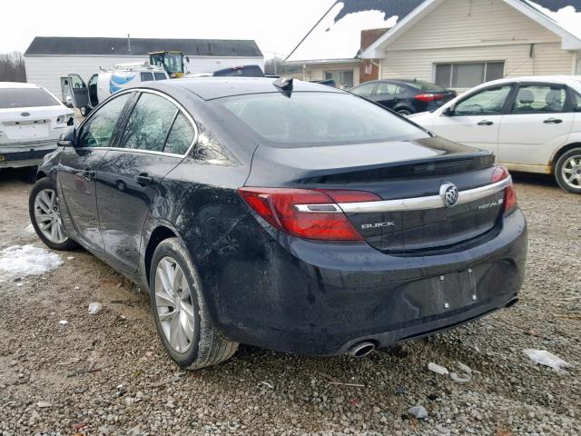 2G4GK5EX4F9230422 - 2015 BUICK REGAL BLACK photo 3