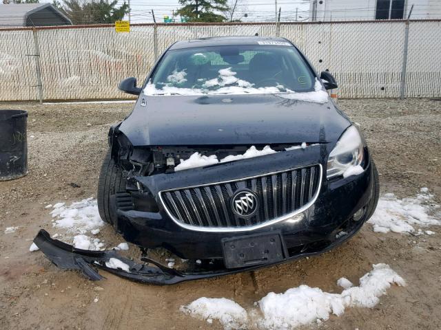 2G4GK5EX4F9230422 - 2015 BUICK REGAL BLACK photo 9