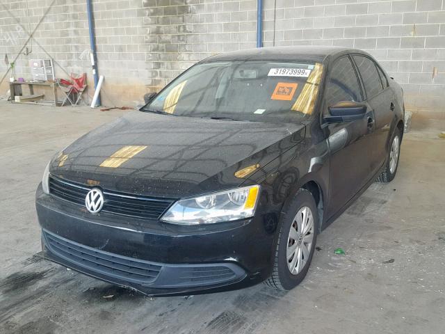 3VW2K7AJ5BM394109 - 2011 VOLKSWAGEN JETTA BASE 黑色 照片 2