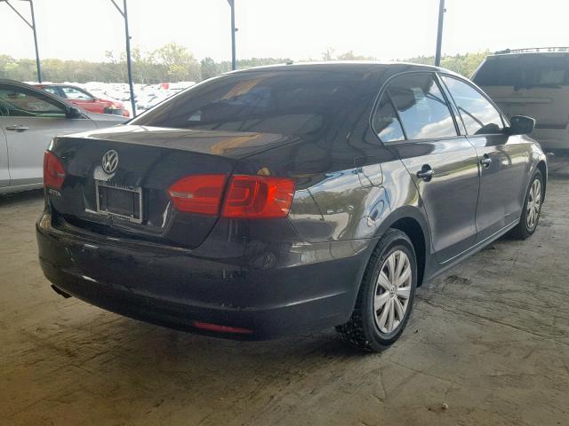 3VW2K7AJ5BM394109 - 2011 VOLKSWAGEN JETTA BASE 黑色 照片 4