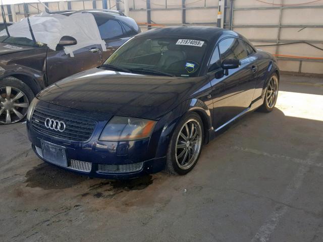 TRUWT28N721004062 - 2002 AUDI TT QUATTRO BLUE photo 2